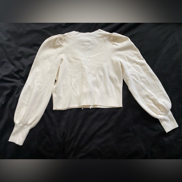 Express Cream Cardigan - Picture 2 of 9